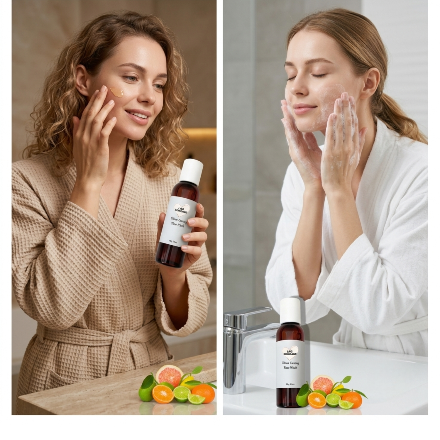 Women applying skincare products during their daily routine